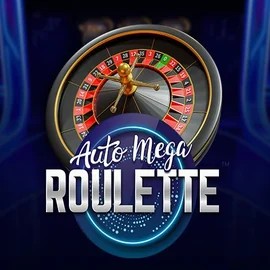 Auto Mega Roulette online game logo by Pragmatic Play on winsrolla.com