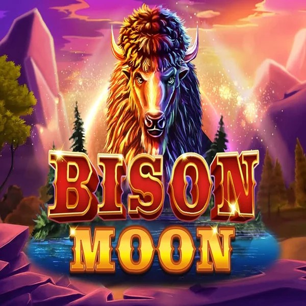 Bison Moon online game logo by Northern Lights Gaming on winsrolla.com