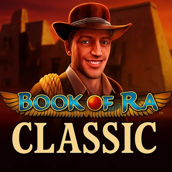 Book of Ra Classic by Novomatic, showcased at winsrolla.com – game logo