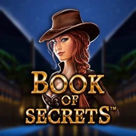 Book of Secrets slot logo by SYNOT Games at WinRolla Casino