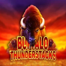 Buffalo Thunderstacks by Amatic Industries, showcased at winsrolla.com – game logo
