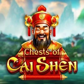 Slots logo of Chests of Cai Shen from Pragmatic Play at WinRolla Casino