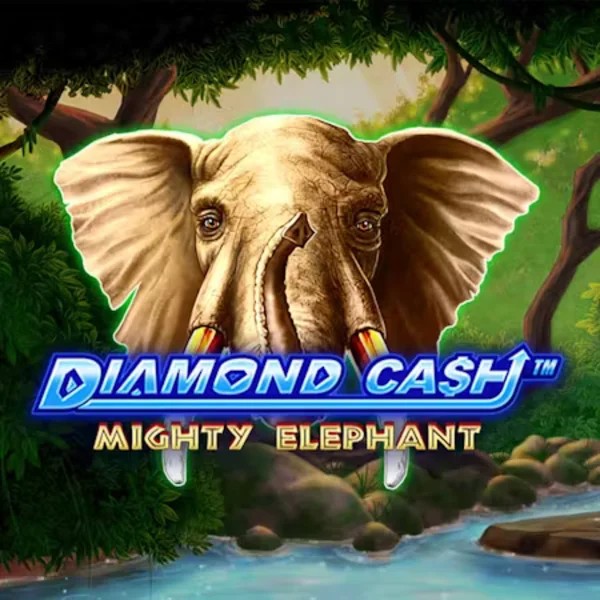 Diamond Cash Mighty Elephant slot visual from Greentube available on winsrolla.com
