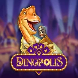 Dinopolis slot logo by Push Gaming at WinRolla Casino