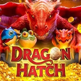 Dragon Hatch online game logo by PG Soft on winsrolla.com