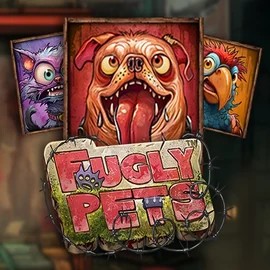 Fugly Pets slot logo by Stakelogic at WinRolla Casino