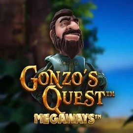 Gonzo's Quest Megaways slot logo by Red Tiger Gaming at WinRolla Casino