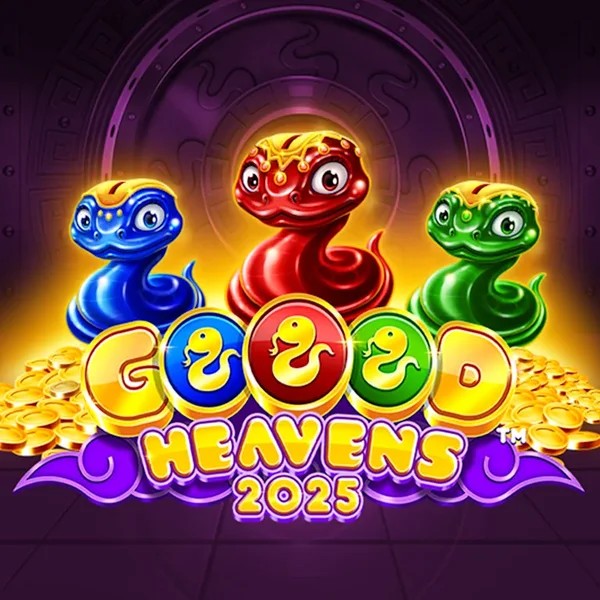 Try Goood Heavens slot by Rarestone Gaming on winsrolla.com – logo image