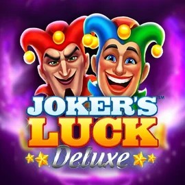 Jokers Luck Deluxe online game logo by Skywind Group on winsrolla.com