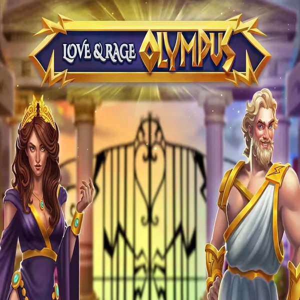 Love and Rage Olympus slot logo by Greentube at WinRolla Casino
