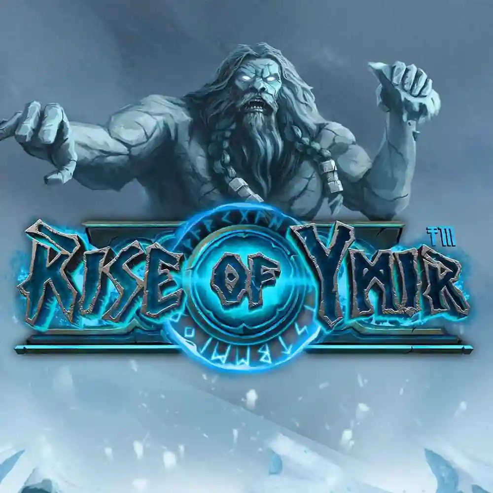 Rise of Ymir online game logo by Hacksaw Gaming on winsrolla.com