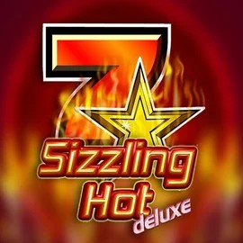 Sizzling Hot Deluxe by Novomatic, showcased at winsrolla.com – game logo