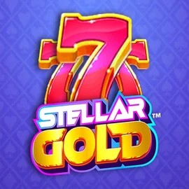 Stellar Gold slot logo by Snowborn Games at WinRolla Casino