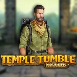 Temple Tumble Megaways online game logo by Relax Gaming on winsrolla.com