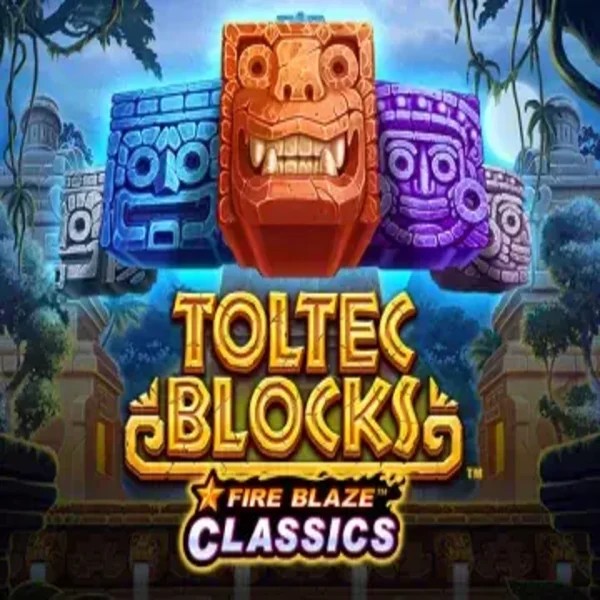 Enjoy Fire Blaze: Toltec Blocks by Rarestone Gaming – logo hosted on winsrolla.com
