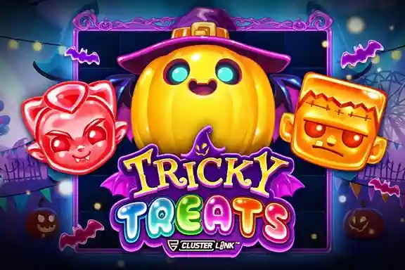 Tricky Treats logo by Push Gaming at WinRolla Casino